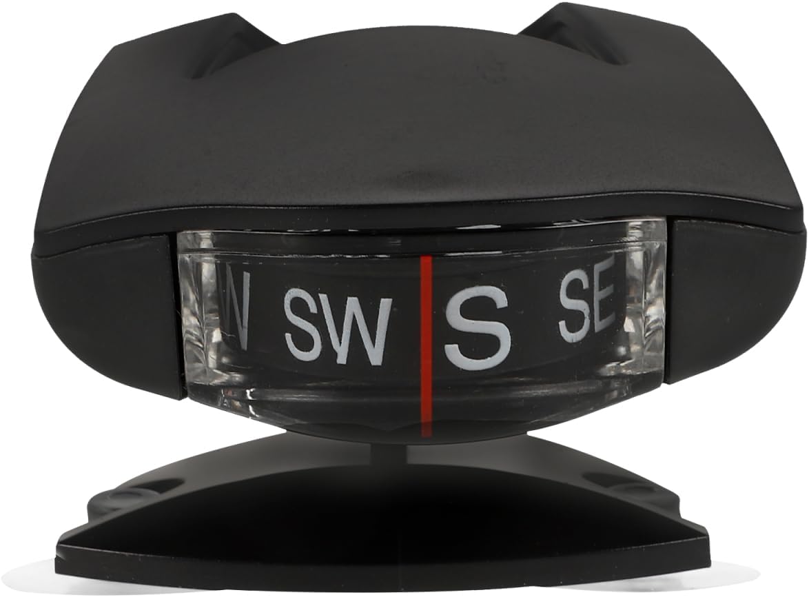 Car Dashboard Compass Ball Decorative Auto Marine Boat Dashboard Compass with Suction Base for Vehicle and Truck