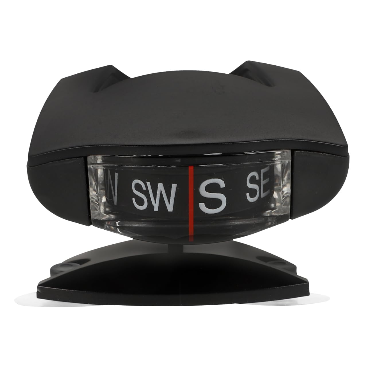 SEWOART Brújula decorativa para salpicadero de coche, barco, con base de succión para vehículos y camiones