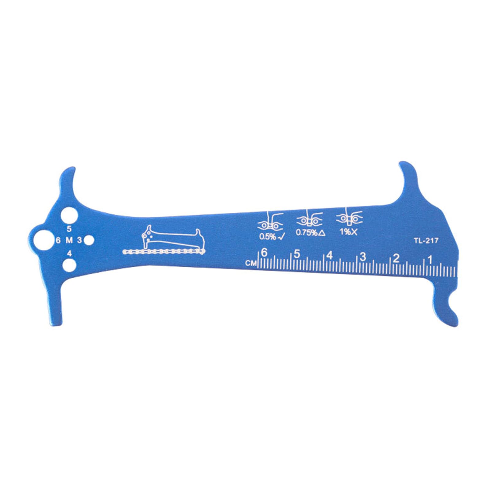 XuQiZZpp Road Bike Chain Gauge Measurement Ruler Portable Bicycles Chain Wear Indicators Checker Road Bike Chain