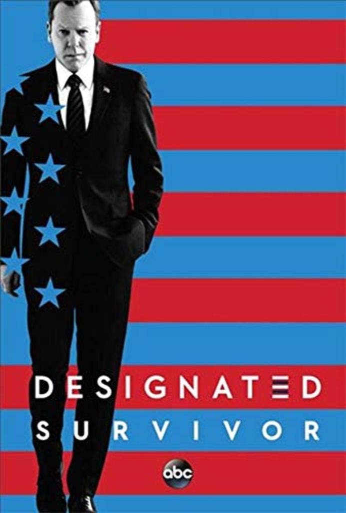 Buyartforless POSTER Tom Kirkman (Kiefer Sutherland) Designated Survivor Season 2 36x24 Art Print Poster, Multicolor