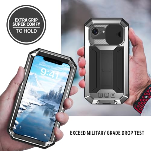 Coque iPhone 16E support béquille pour appels vidéo et recharge sans fil