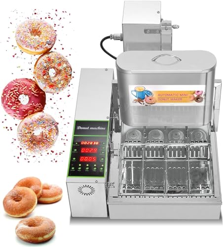 Kolice 1750pcs/hour Mini 4 Rows Donuts Making Machine/Doughnut Maker/Frying Donuts Maker/Donuts Making Machine/Mini Donut Maker/Commercial Donut Machine
