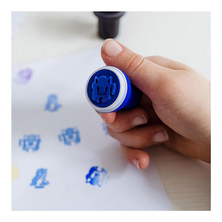 Totum Sonic Stamp Set. Suits Ages 3+, Blue, Orange, Black, Red, Blue, Orange, Red - Image 3