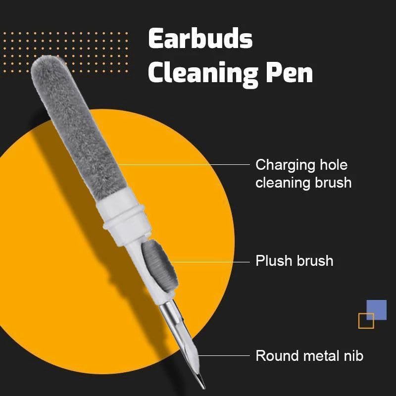 Image of 5-in-1 Multi-Function Laptop Cleaning Brush /Keyboard Cleaning kit /Gadget Cleaning kit Gap Duster Key-Cap Puller for Laptop, Keyboard and Earphones