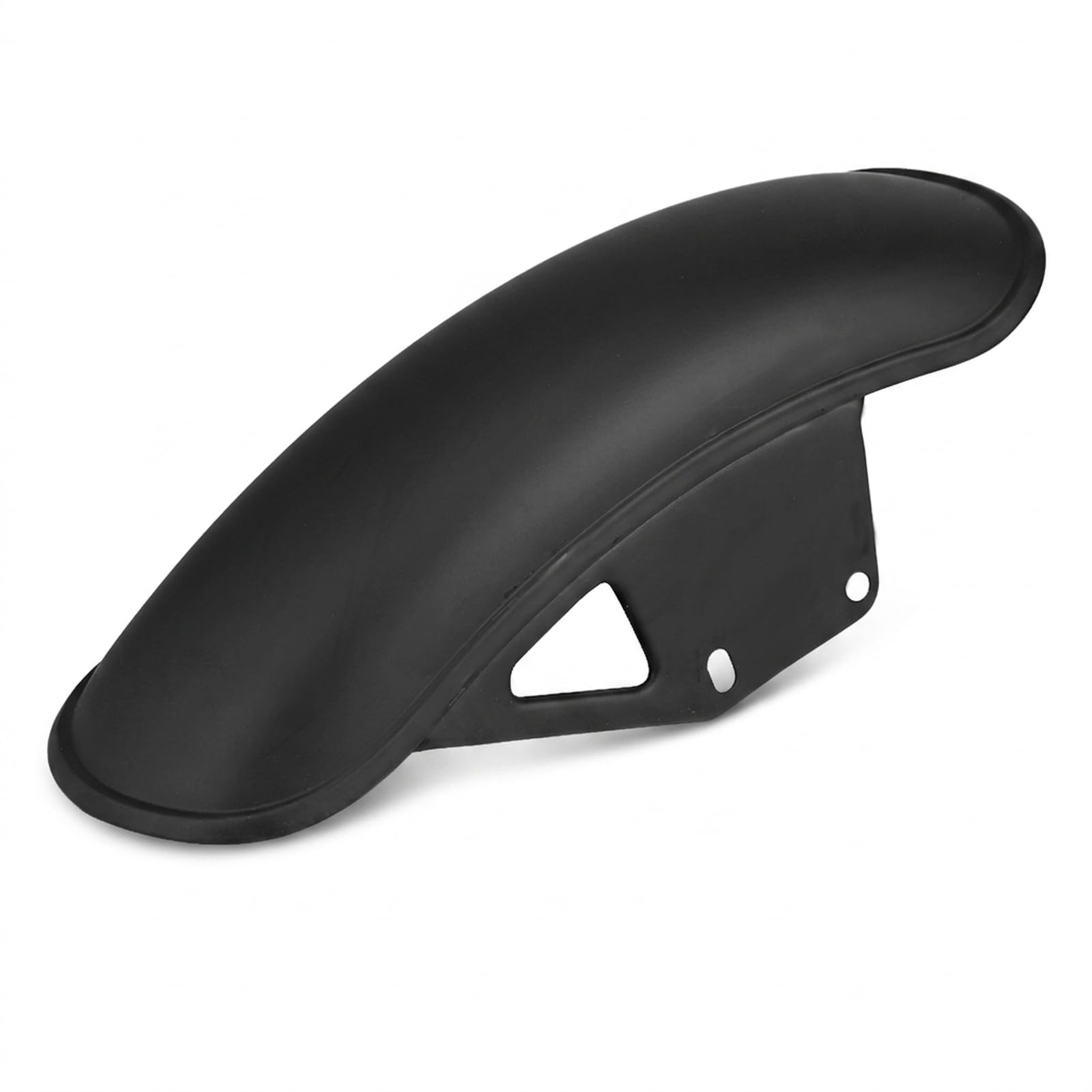 Parafango anteriore moto ZenithAur per GN125 GN250, un parafango universale per moto che funge da parafango anteriore per una guida più pulita (Nera)
