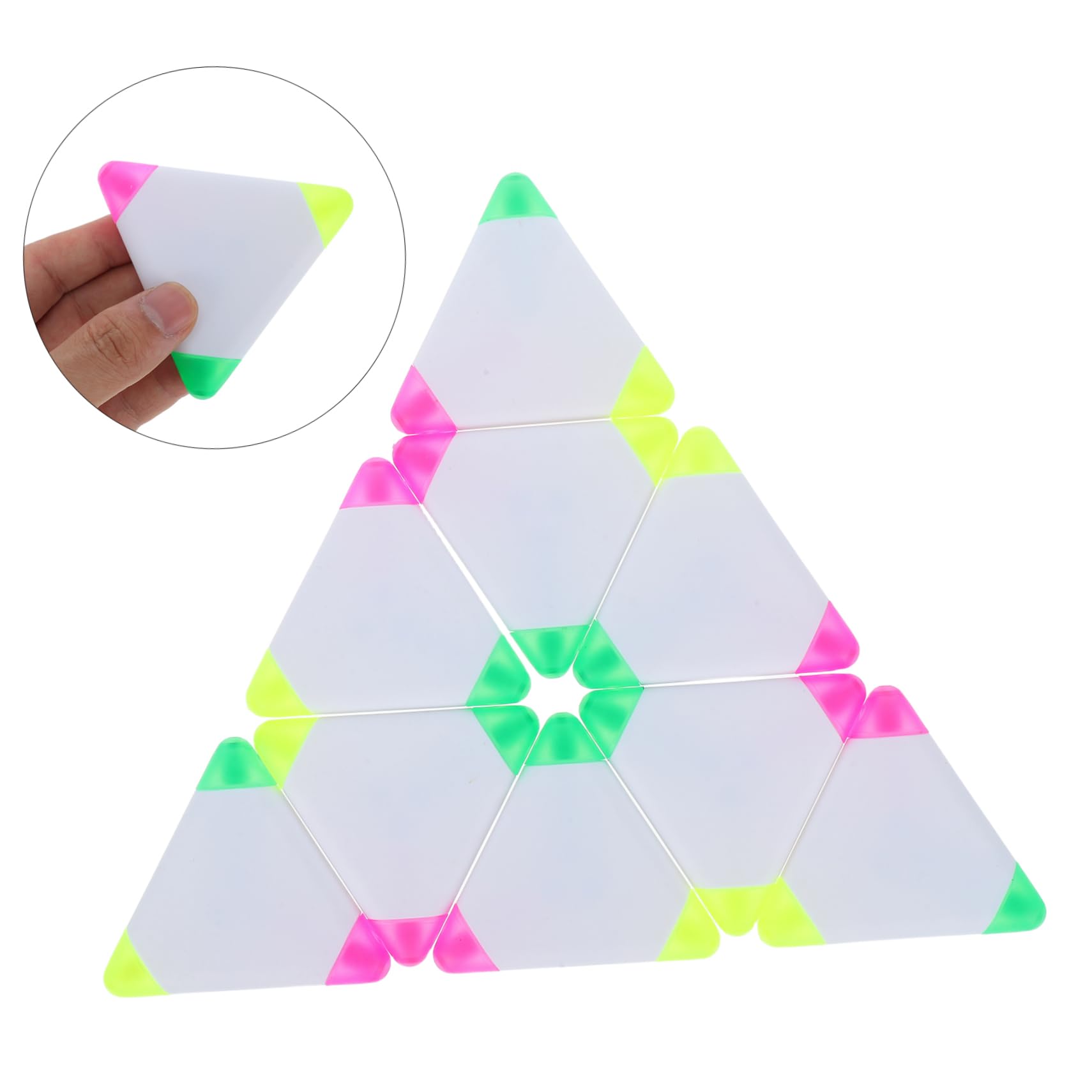 TEHAUX Evidenziatore 9pezzi in Plastico per Note e Sottolineature