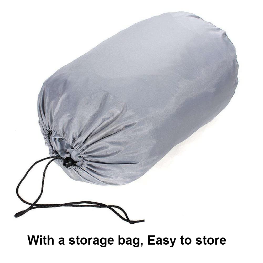 Telo Copri Barca, Coperture per Barche Tessuto Oxford 300D Impermeabile Adatto a Scafo a V, Tri-Scafo, Barca da Sci da Pesca, Grigio,21 to 24ft: 732x300cm