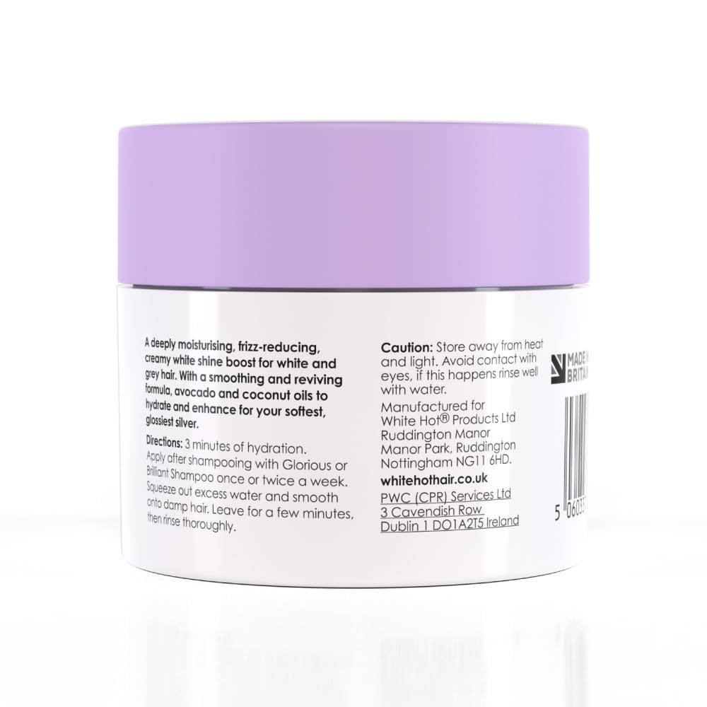 Silk Whip Mask by White Hot, 100ml, for white and grey hair, 100 ml (Pack of 1) - Image 2