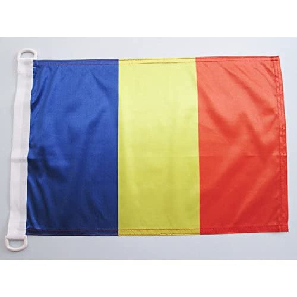 AZ FLAG Bandera Nautica de España Sin Armas 45x30 cm - Pabellón de Conveniencia Española Sin Escudo 30 x 45 Cm, Bandera de Barco con anillas — view 101