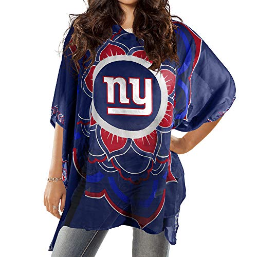 Littlearth NFL New York Giants Caftan Flower Team Color 32 x 42