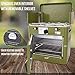 Hike Crew Outdoor Gas Camping Oven w/Carry Bag | CSA Approved Portable Propane-Powered 2-Burner Stove & Oven | Auto Ignition, Overheat Safety Shutoff, Built-In Thermometer | Hose & Regulator Included