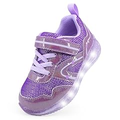 Dark Purple Girls Light Up Shoe
