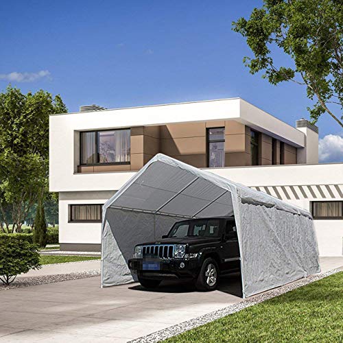 Abba Patio 12 x 20-Feet Heavy Duty Carport, Car Canopy ...