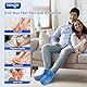 NEWGO DE Wärmesocken für Mikrowelle - Körnerkissen Schuhe Damen & Herren Wärmeschuhe Hot Socks Körnersocken Fußwärmer (Blau)
