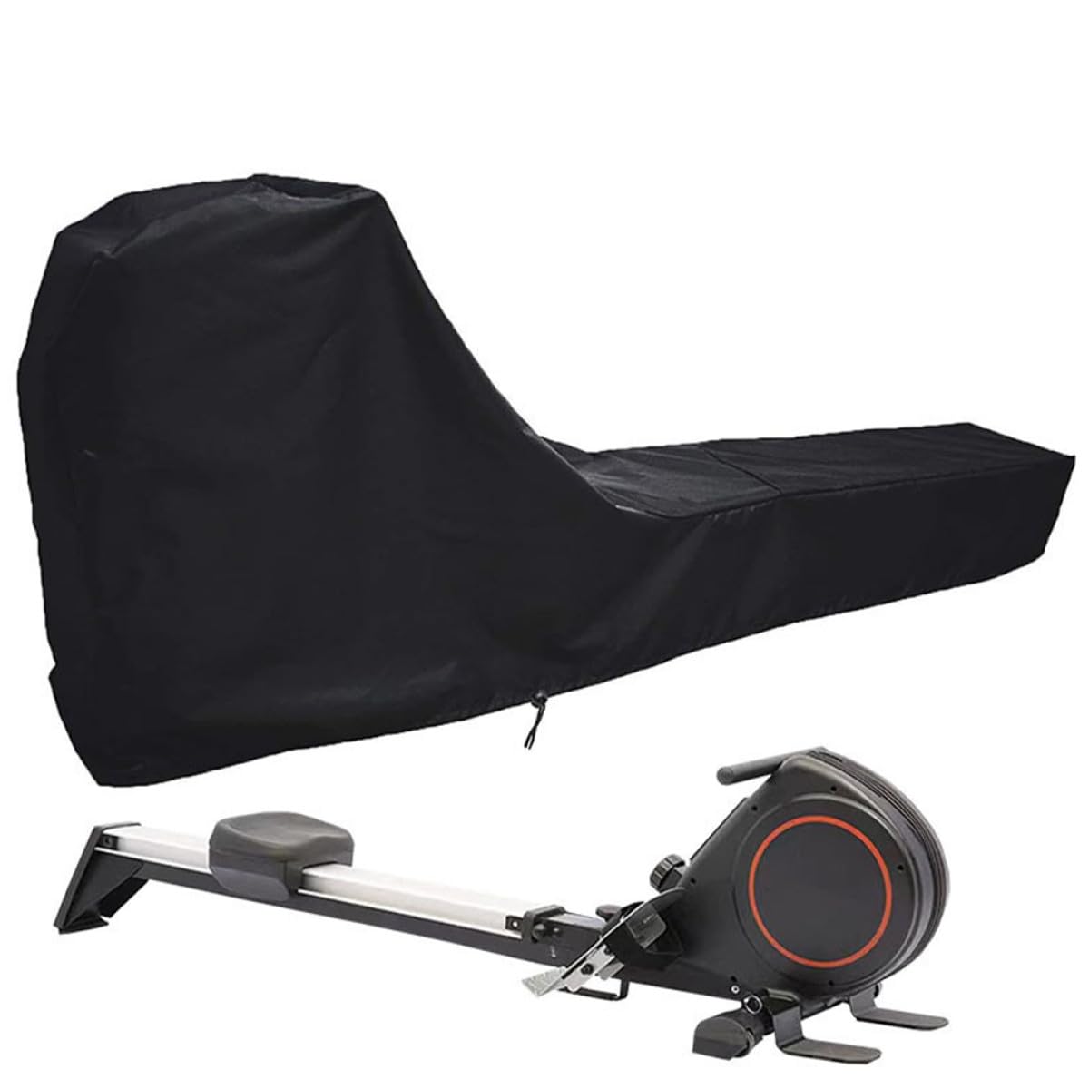 IMIKEYA Funda Protectora para Máquina y Resistente al Polvo Tela Oxford Plateada para Equipo Deportivo en Interiores y Exteriores