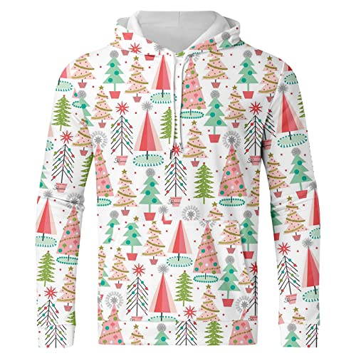 Pull de Noël drôle imprimé 3D fini les pulls qui grattent avec ce sweatshirt doux blanc S - 2