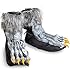 Skeleteen Werewolf Feet Shoe Covers - Silver Grey were Wolf Monster Foot Claws Costume Accessories