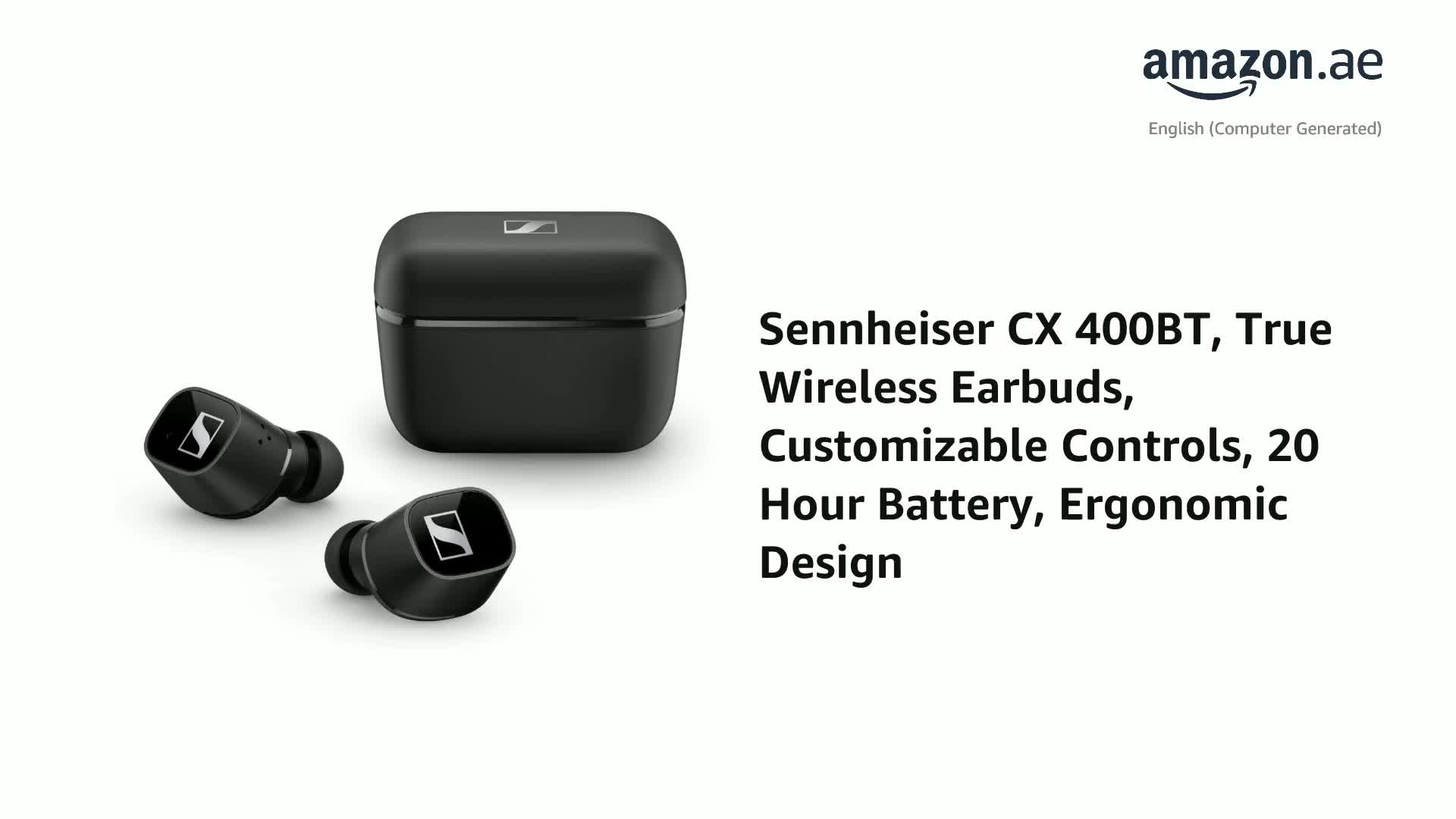 Sennheiser Consumer Audio Sennheiser CX 400BT True Wireless, Black