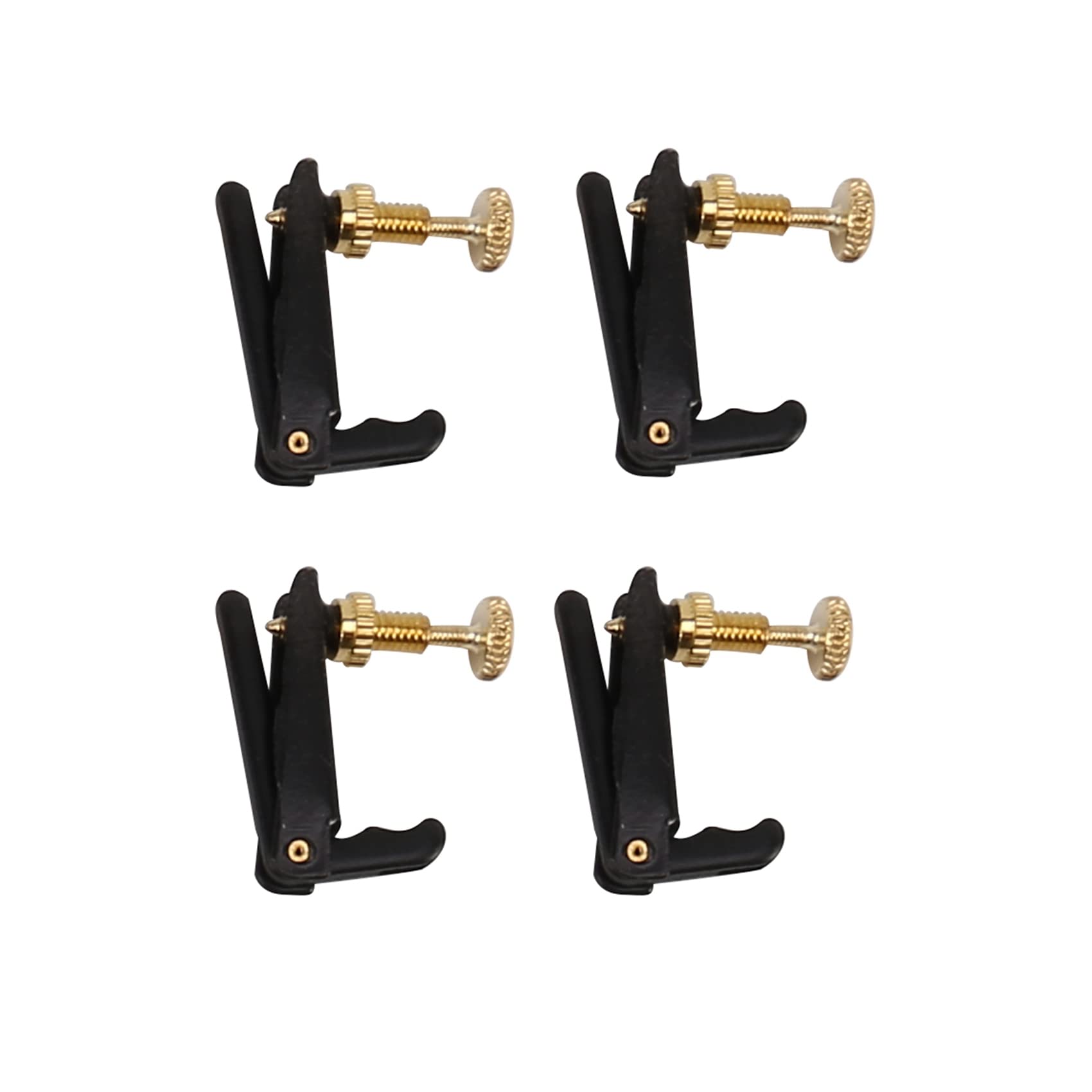 5X 4/4 Pieces de Violon En Cordier Chevilles Mentonniere Ensemble de Pont En Erable