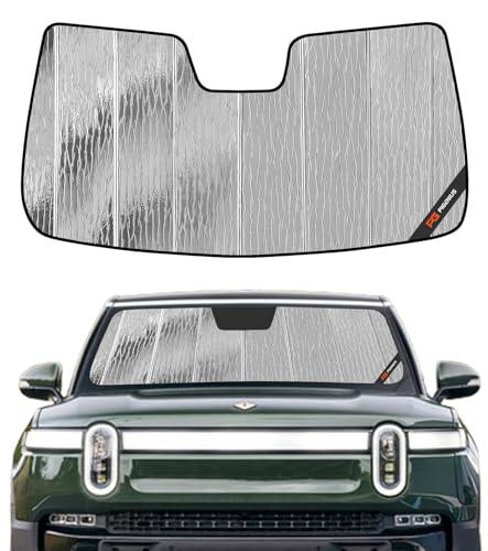 Pigenius Windshield Sun Shade for Rivian R1S/R1T 2022-2026 Front Window Sunshade - AstraGuard