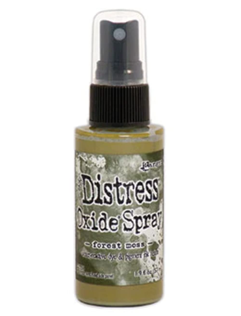 Distress Spray Oxide Vert pour effets oxydés et textures uniques sur papier scrapbooking 57ml