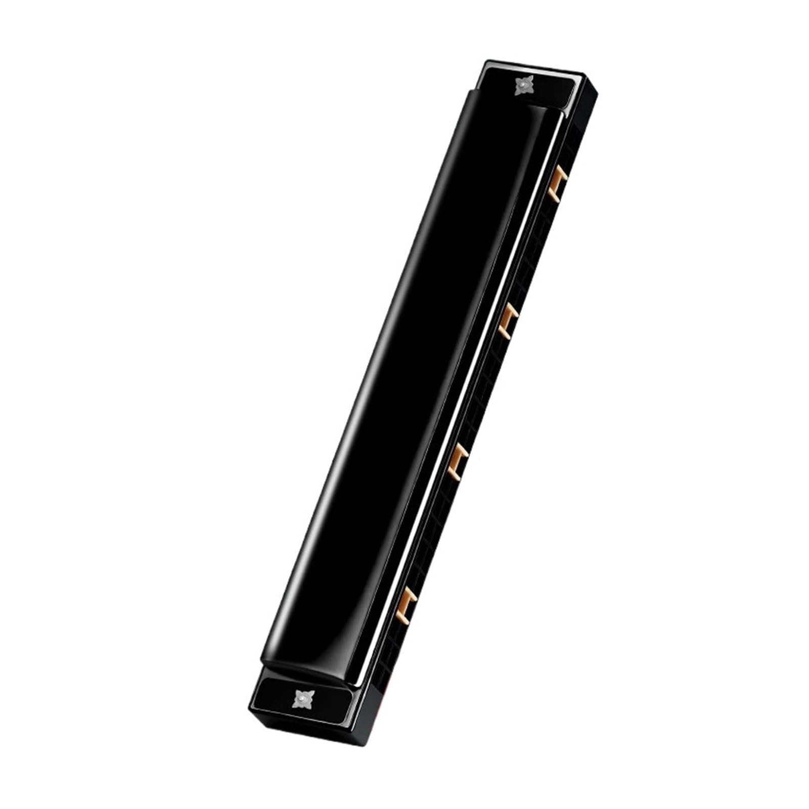 Armonica Polifonica Per Principianti A 24 O 28 Fori In Tonalità Di Do Strumento In Argento Rosso E Blu Armonica(24 Hole Black)