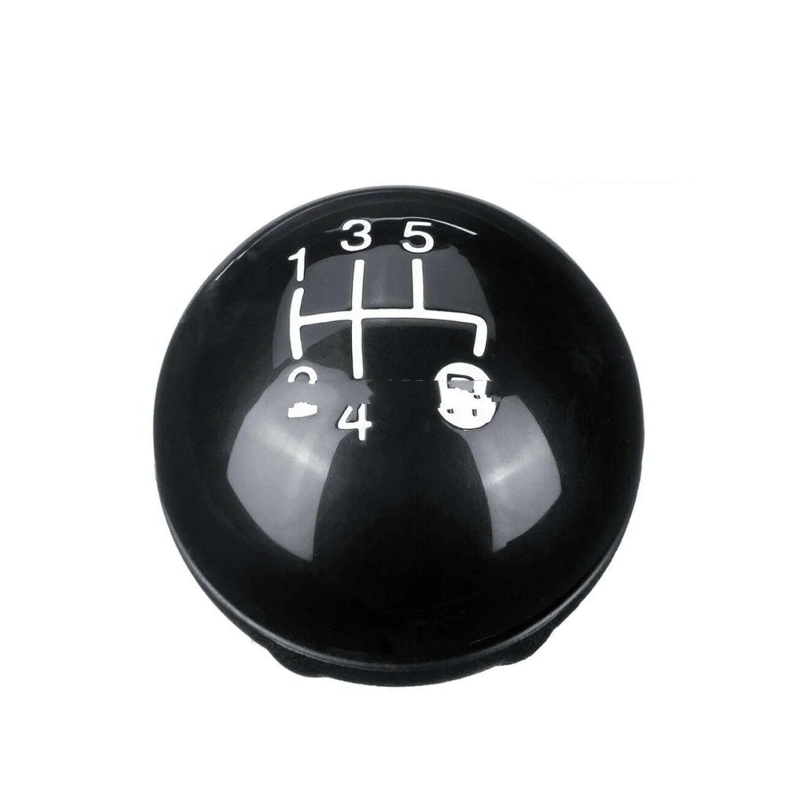 PYBYCEGNZK Car Interior Accessories for Fiat 500 2007-2015 Car-Styling 5 Speed Gear Shift Stick Knob Level
