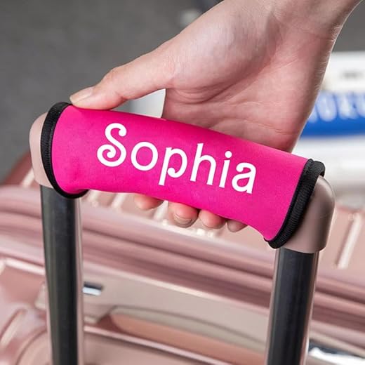 Custom Luggage Handle Wrap Tags - Set of 6