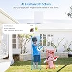 1080p Wireless Video Doorbell with Indoor Ring Chime, Enhanced Security with AI Human Detection, 2-Way Audio, Night Vision, Cloud Storage, Real-Time Alerts, Smart Home Protection - Image 3