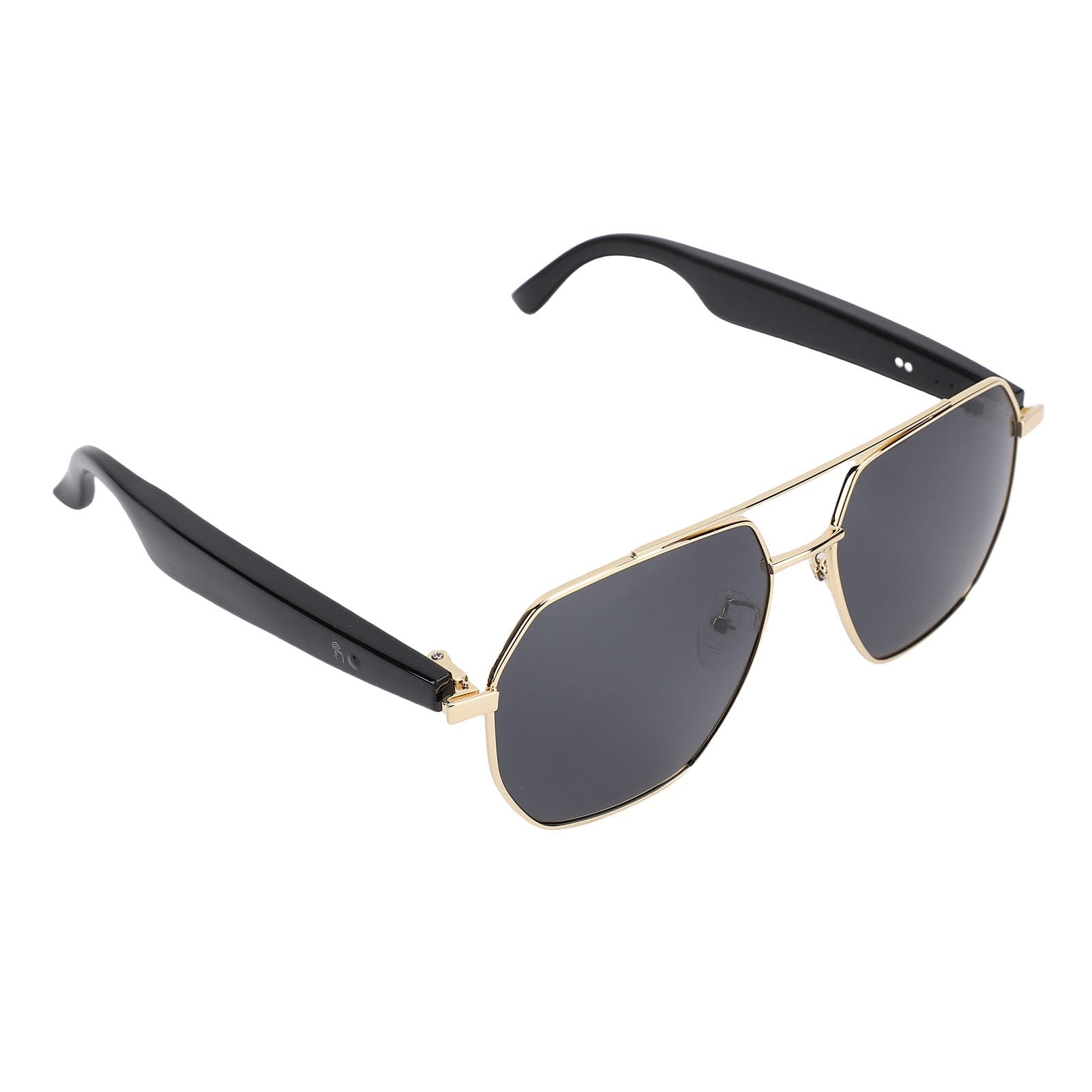 AI Translation Glasses, 163 Languages Smart Bluetooth Sunglasses, Real Time Voice Translator Glasses with IP67 Water Proof, Support Voice Assistant, for Travel Music and Calls