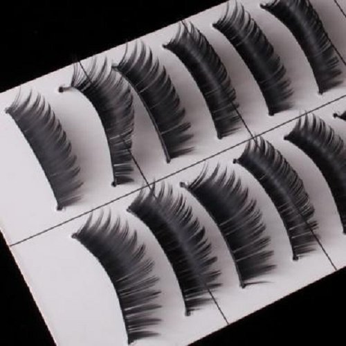 10 Pairs Professional Make Up False Eye lash Eyelashes-For Christmas Gift