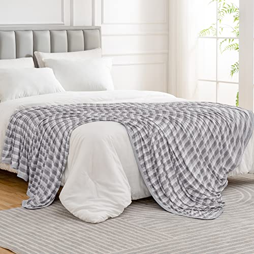 Bedelite Cooling Blanket For Hot Sleepers And Night Sweats, Upgraded Q-Max>0.441 Double Side Cold Blankets For Sleeping, Super Soft Summer Throw Blanket For Couch And Bed(Grey, 50X70 Inches) #TOP7