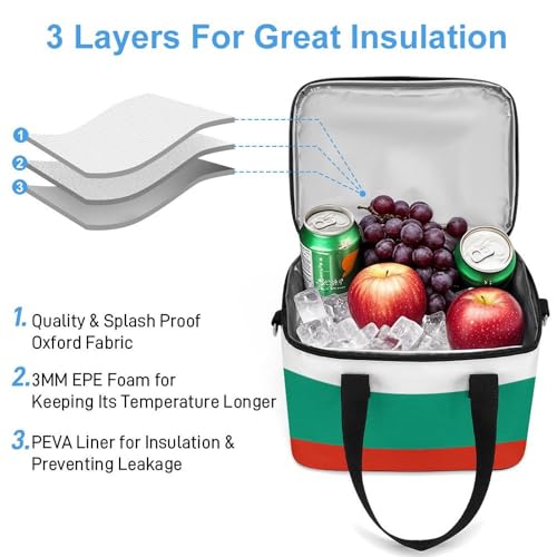 Collapsible Cooler Bag Camping Cooler Tote Lunch Cooler Insulated Waterproof Lunch Box for Picnic Beach Travel4