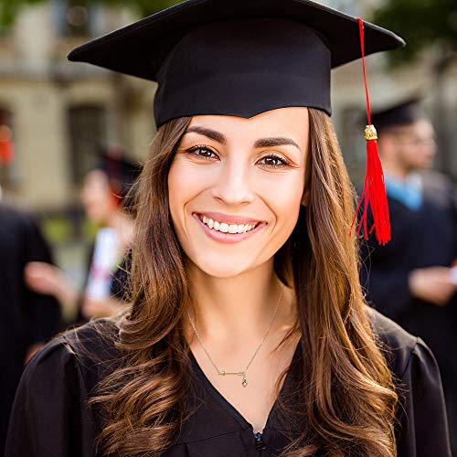 IEFLIFE Graduation Gifts for Her - 14K Gold Plated Arrow Initial Graduation Necklace Class of 2025 Graduation Gifts College Graduation Gifts for Women Best Friends Sister2