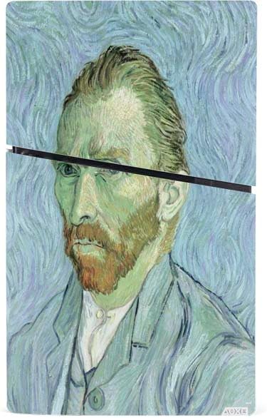 Skinit Decal Gaming Skin Compatible with PS5 Slim Digital Edition Bundle - Officially Licensed Van Gogh Self-Portrait by Van Gogh Design