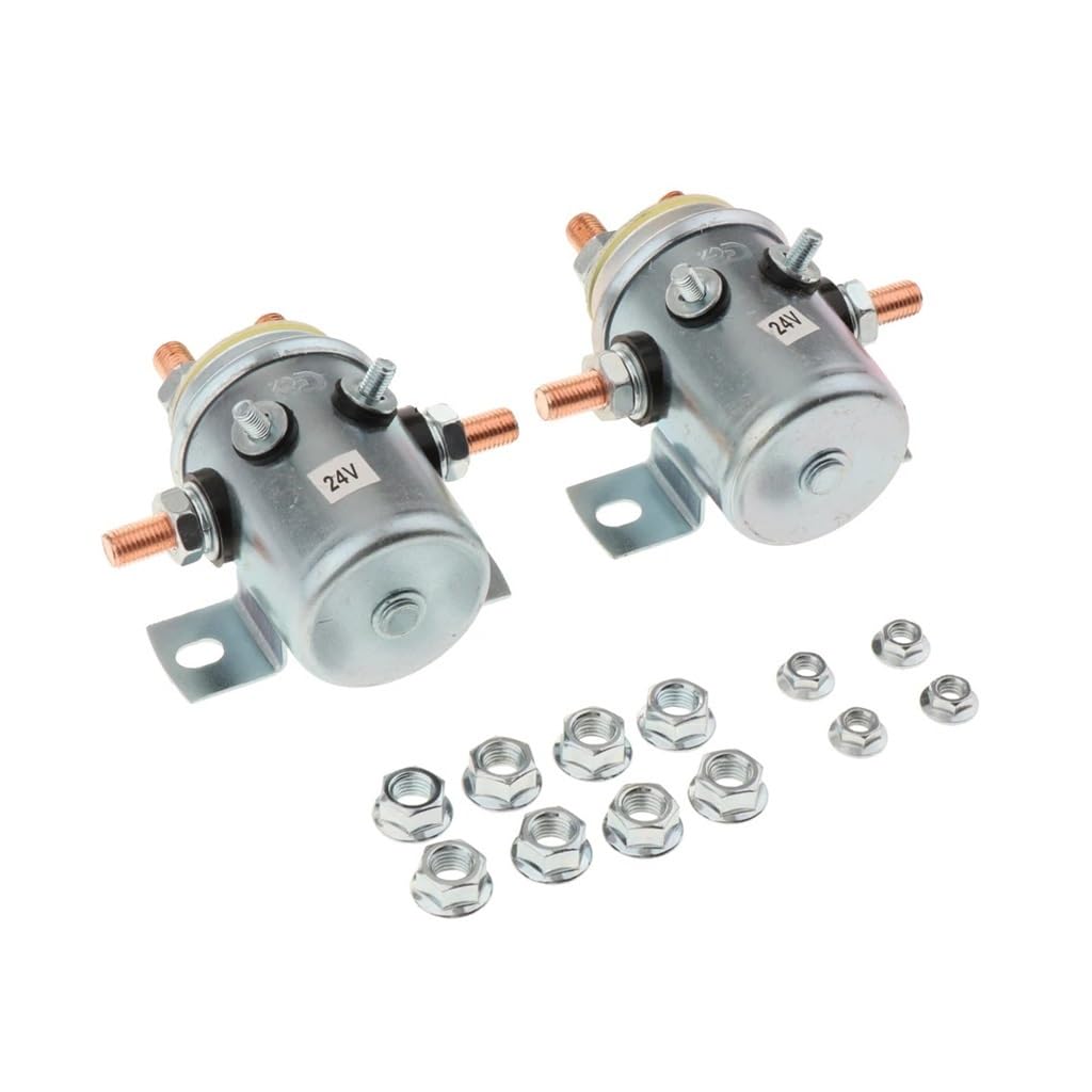 2X Solid Continuous Duty 24V 200A Solenoid Relay NWPNLXEA