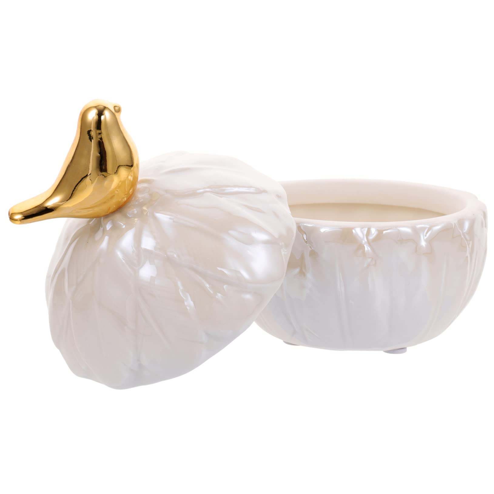Boîte de rangement pour bijoux Vaguelly en céramique fine et design raffiné