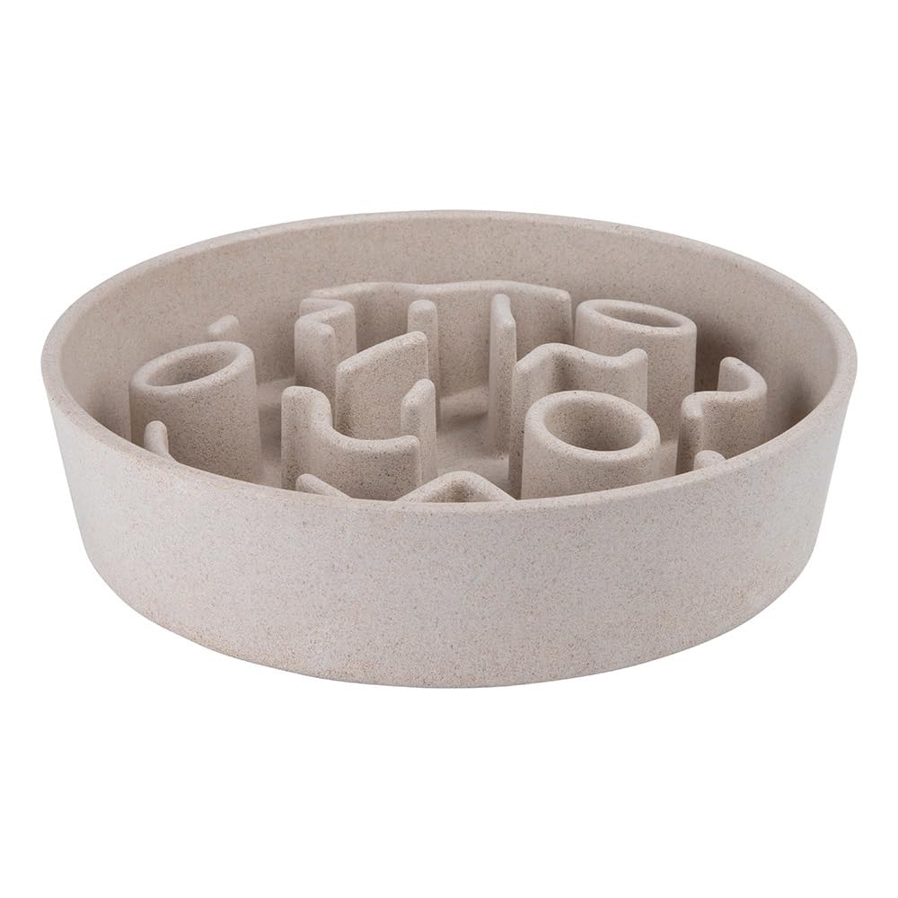 District 70 Bamboo Dog Slow Feeder, 28 cm, Merengue