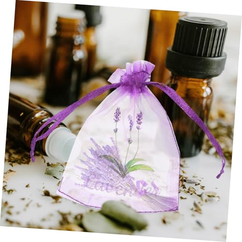 Bolsas de Organza Lavanda 20pcs HEALLILY para Almacenaje miniatura 7
