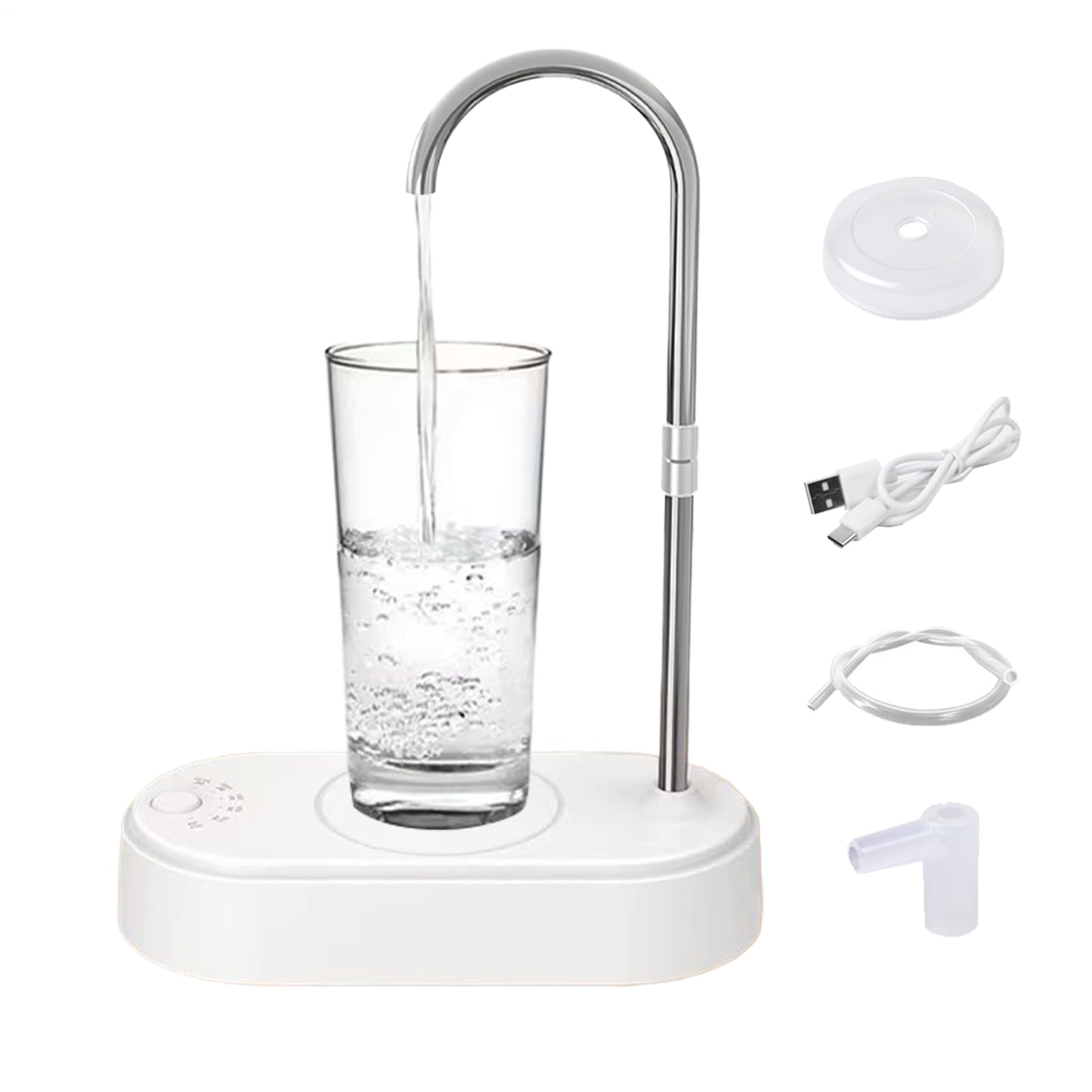 Dispensador de agua inteligente para dormitorio y hogar con bomba eléctrica recargable