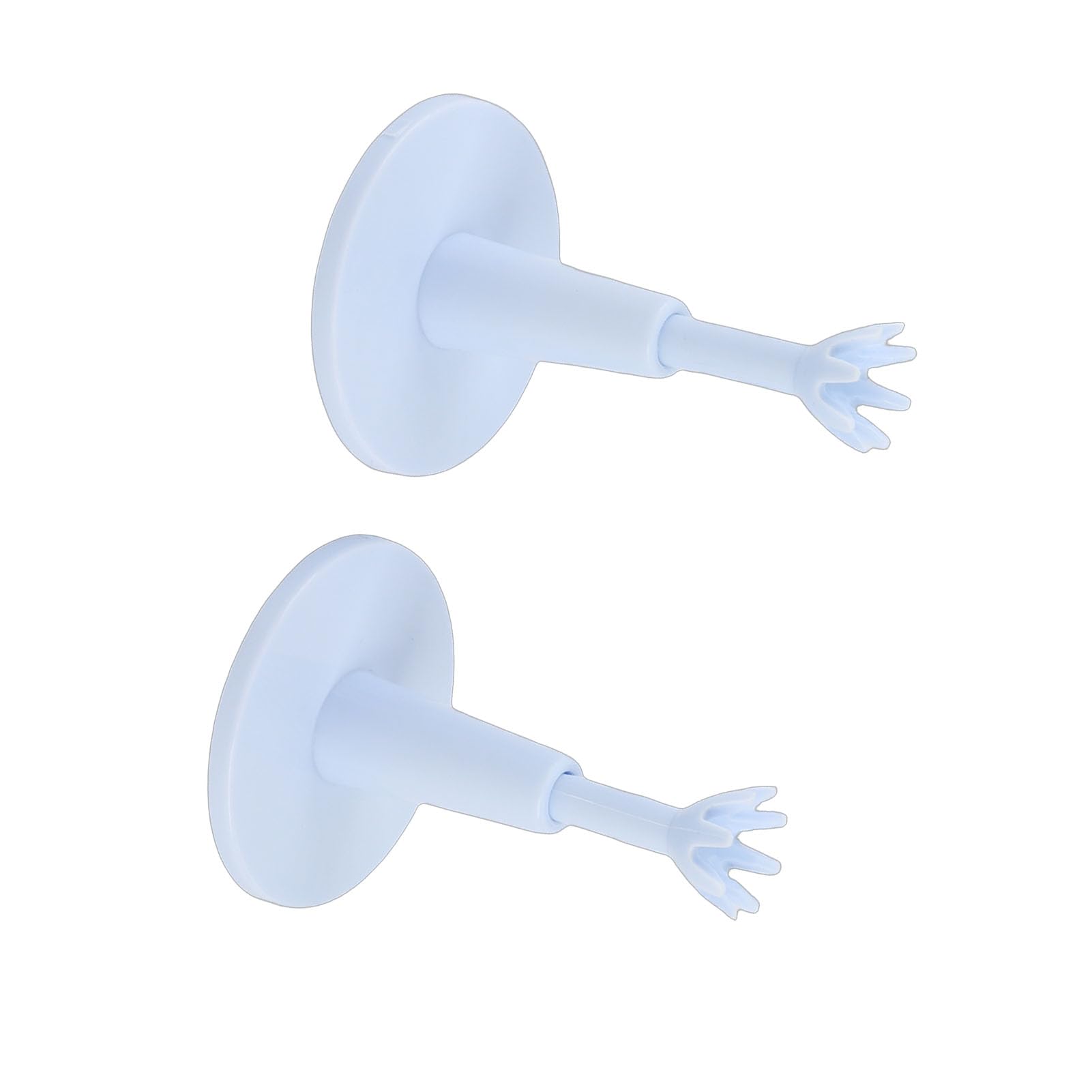 Tee White Plastic Adjustable Tee Holder Training Driving Range Long Tee replacement for Lover (Pack of 2)