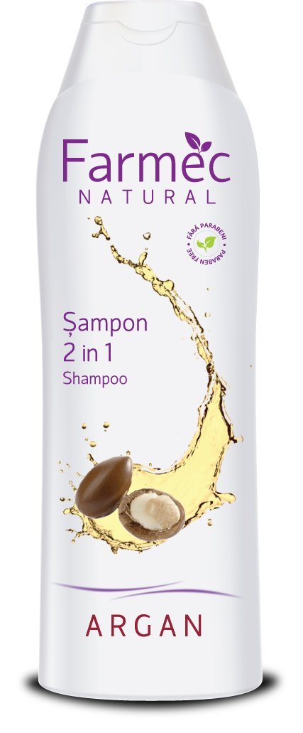 2 IN 1 SHAMPOO & Balm with Argan Oil – Paraben Free. XXL Family Pack 400ml C269