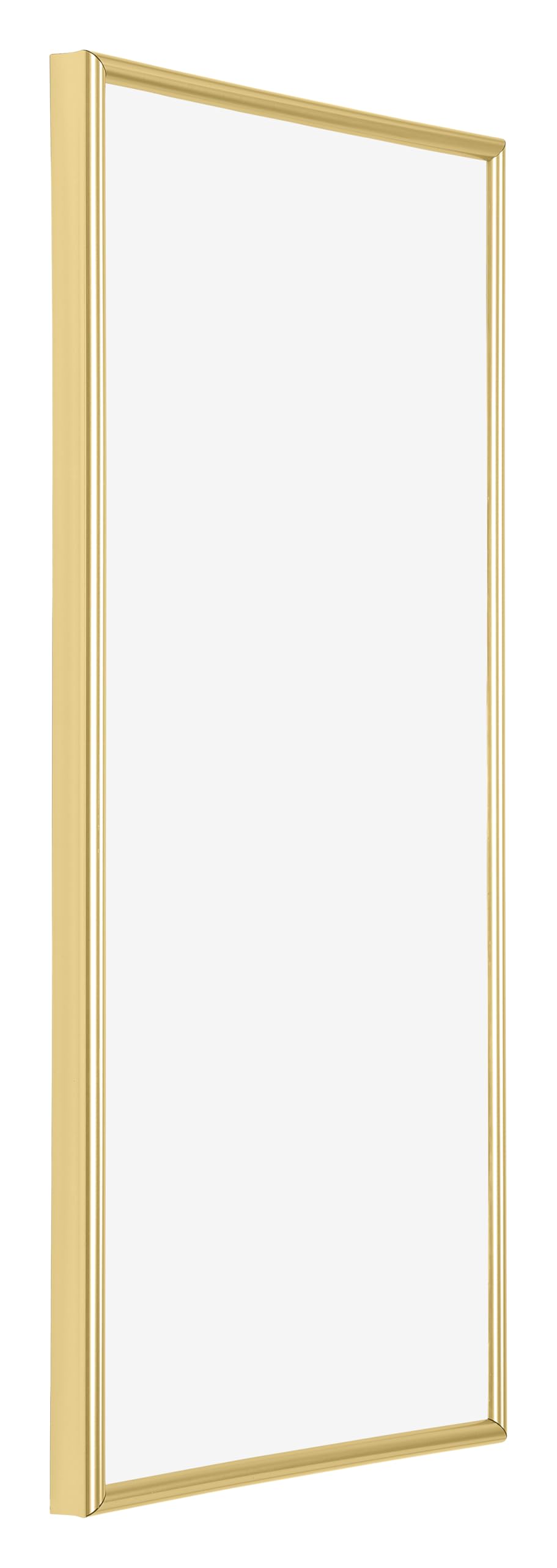 Marco de foto 50x100 cm - Dorado - Marco de fotos fabricado Plástico en cristal acrílico antirreflectante - Marco 50x100 cm - Angers