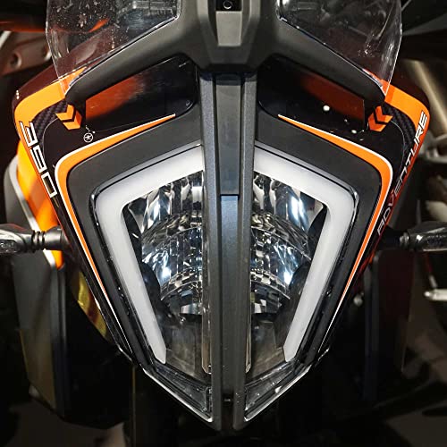 labelbike - 3D Resin Motorcycle Stickers Decorations and Front Protections Compatible with KTM 390 Adventure