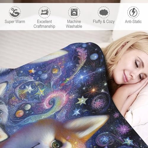 Manta para sofá de forro polar suave colcha cálida de 130 x 180 cm 6