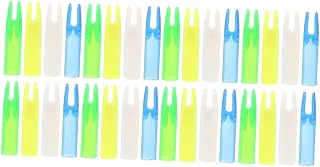 Toyvian Puntas De para Arquería Nocks Brillantes Accesorios De Caza para De Precisión Y Resistencia Compatible con Flechas