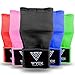 WYOX Boxing Hand Wraps Gel Knuckle Padded Inner Elastic Quick Wraps Fist Protection Boxing Gloves for Women Men Wrist Wrap MMA Muay Thai Training Handwraps (Black, L-XL)
