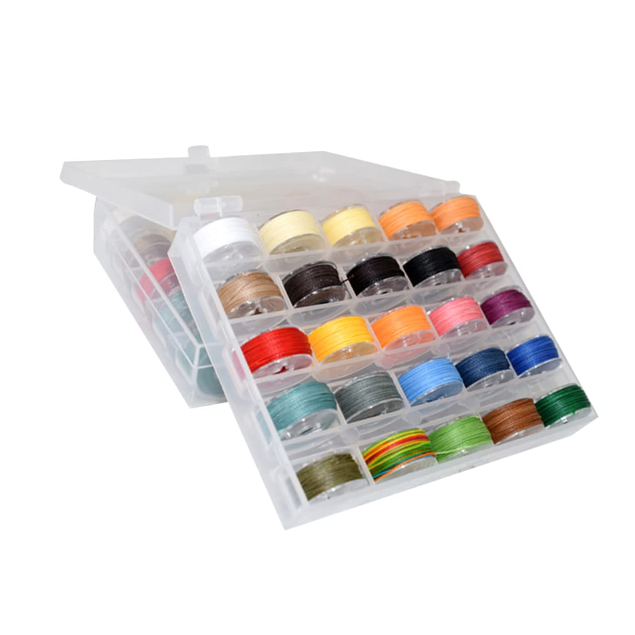 STOBOK 75 Rollos Hilo De Coser De Cuero Hilo De Cera Plano Cordón Encerado Bricolaje Cordón De Costura Hilo De Abalorios De Joyería Cuerda De Hilo De Cera Joyas Cordón Pulsera