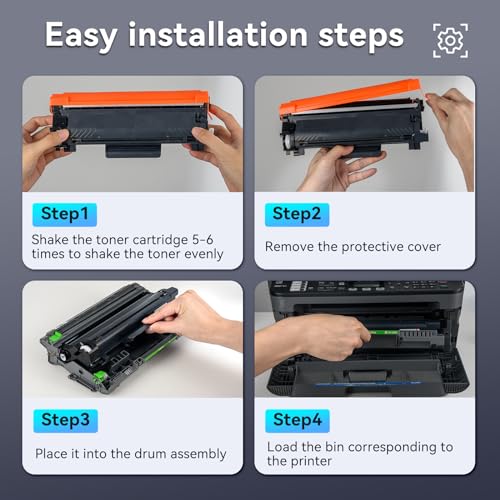 Mytoner TN760 DR730 Toner Cartridge And Dr730 Drum Unit Replacement For Brother Tn760 Tn-760 Dr730 Tn730 Tn-730 For Mfc-L2750Dw Mfc-L2690Dw Mfc-L2710Dw Mfc-L2717Dw Hl-L2350Dw Printer thumb #4