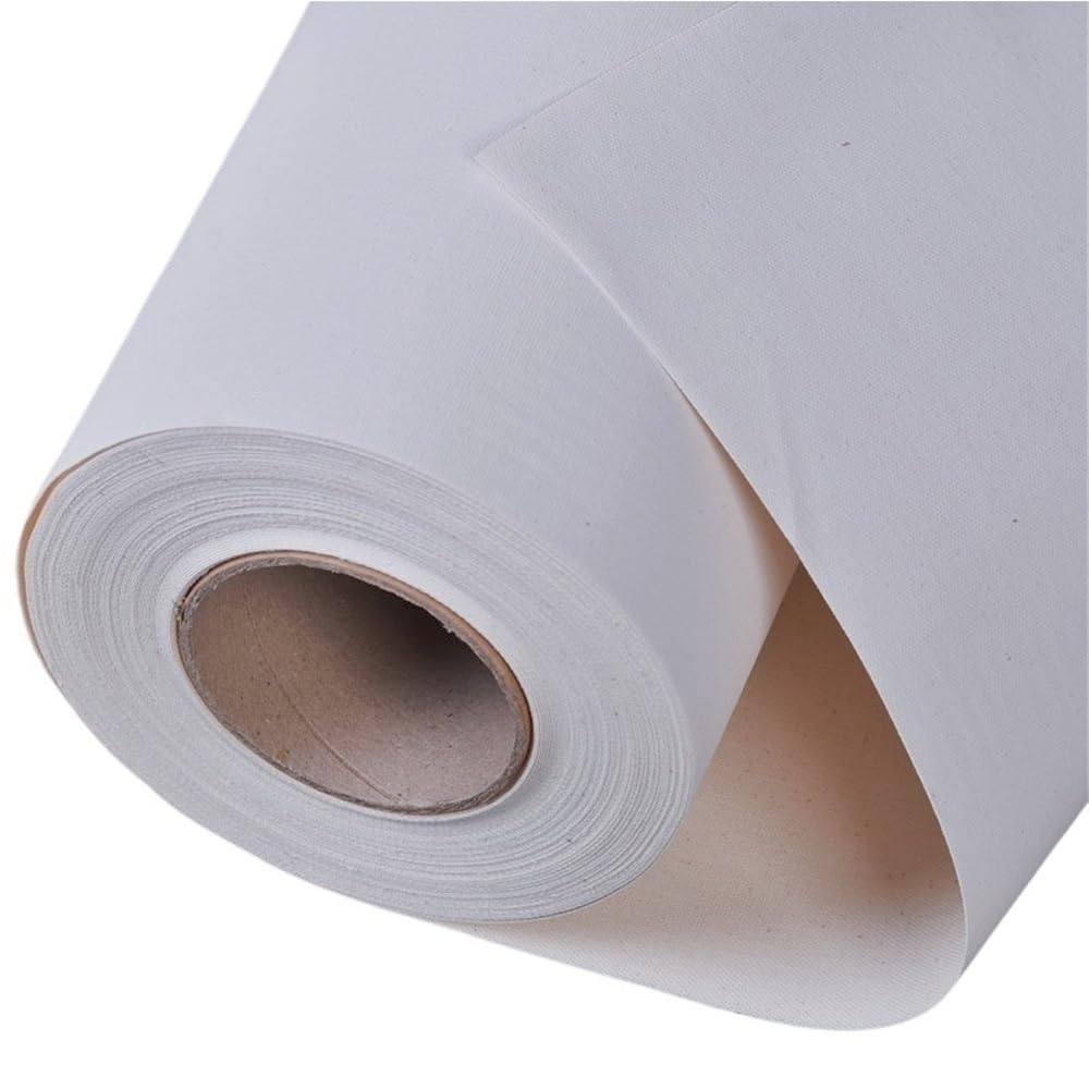 Rollo de lona de algodón for impresión fotográfica, resistente al agua, mate, 350 g/m², 18/30 metros de largo, for decoración.(36inch x 30m)
